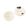 Natural Shell Flat Round Buttons with Carved Rim Recessed Center SH-CBA18B6-02B-03-2