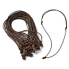 Korea Waxed Polyester Cord Adjustable Necklace Making NJEW-YW00001-2