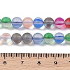 Electroplated Synthetic Moonstone Beads Strands G-C131-B01-01-4