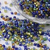 8/0 Silver Lined Round Glass Seed Beads SEED-K004-3mm-FM07-1