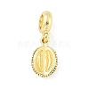 Brass Enamel Fruit European Dangle Charms KK-Z090-08G-07-1