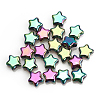 Electroplate Transparent Glass Beads LS-RABO-PW0001-072S-1