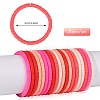 Polymer Clay Heishi Surfer Stretch Bracelets Set BJEW-SW00125-2