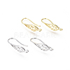 Brass Earring Hooks KK-G374-11-1