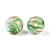 Handmade Gold Sand Lampwork Beads LAMP-T024-11D-2