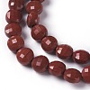 Natural Red Jasper Beads Strands G-L493-29-2
