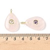 Natural Rose Quartz Pendants G-H318-04G-03-3