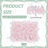 4.9~5 Yards Polyester Leaf Lace Ribbon DIY-FG0002-84-2