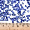 6/0 Opaque Colors Lustered Round Glass Seed Beads X-SEED-A012-4mm-128-4