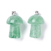Natural Fluorite Pendants G-M380-B01-P-2