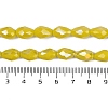 Opaque Solid Color Electroplate Glass Beads Strands LS-EGLA-N013-P6mm-B06-4
