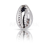 100Pcs Electroplated Natural Cowrie Shell Beads BSHE-LT0001-05B-6