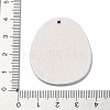 Single Face Printed Wood Pendants WOOD-B009-01G-3