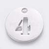 Non-Tarnish 304 Stainless Steel Pendants X-STAS-F233-04-P-1