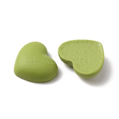Opaque Resin Cabochons RESI-WH0021-39J-1