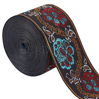 Ethnic Style Polyester Ribbon OCOR-GF0002-04B-1