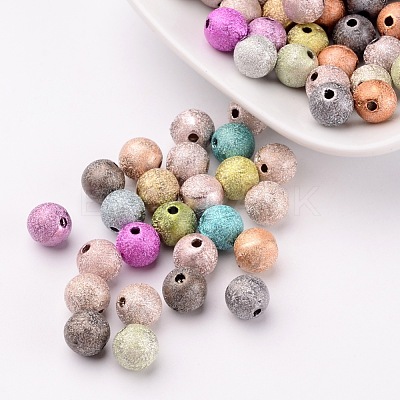 Spray Painted Acrylic Beads PB24P9284-1