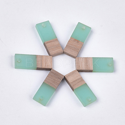 Resin & Walnut Wood Pendants RESI-S358-79L-1