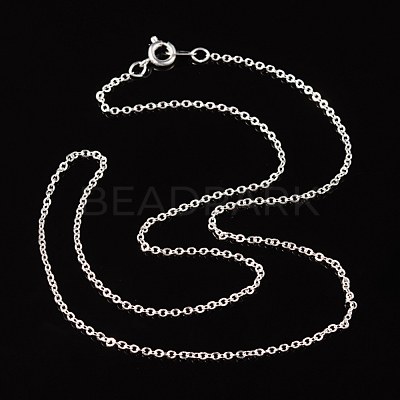 Brass Cable Chain Necklace SW028-S-1