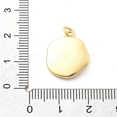 Ocean Theme Brass Enamel Pendants X-KK-Q029-01G-G-1