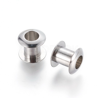 201 Stainless Steel European Bead Cores STAS-E464-22A-P-1