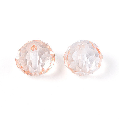 Baking Paint Transparent Glass Beads X1-GLAA-N011-10mm-09-1
