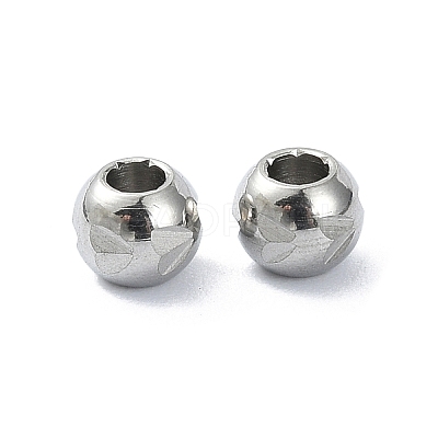Non-Tarnish 316 Stainless Steel Beads STAS-H191-08P-1