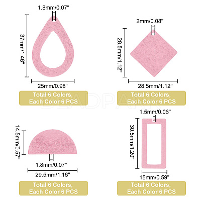 DIY Jewelry Making Finding Kit WOOD-PH0009-54-1