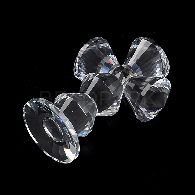 Natural Quartz Crystal Cross Figurines AJEW-H154-01D-1