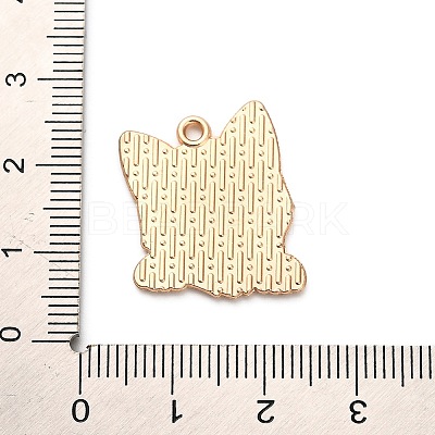Animal Puppy Alloy Enamel Pendants FIND-V001-03G-01-1