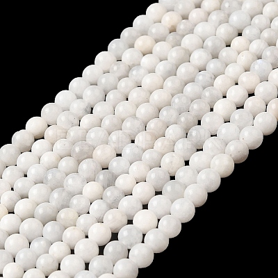 Nature Rainbow Moonstone Round Bead Strands X-G-M263-A-02AB-1