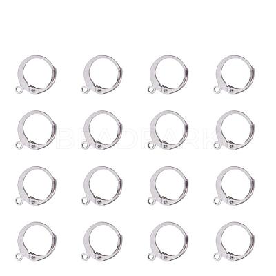 Tarnish Resistant 316 Surgical Stainless Steel Leverback Earring Findings A-STAS-I045-02-1