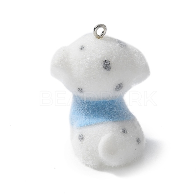 Flocky Resin Pendants LS-FIND-A047-04P-01-1