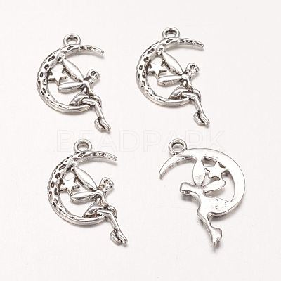 Zinc Alloy Fairy Sprite Charms X-PALLOY-A18526-AS-FF-1