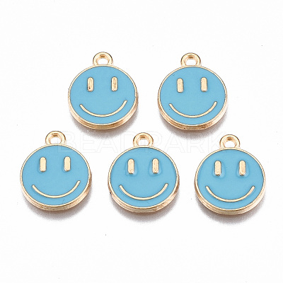 Alloy Enamel Charms X-ENAM-S121-165-RS-1