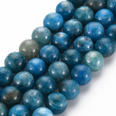 Natural Apatite Beads Strands G-R462-050C-A-1