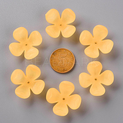 Frosted Acrylic Bead Caps MACR-S371-06A-719-1