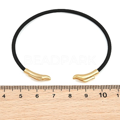 Braided Steel Wire Bangles Making KK-CBA6056-02A-G-1