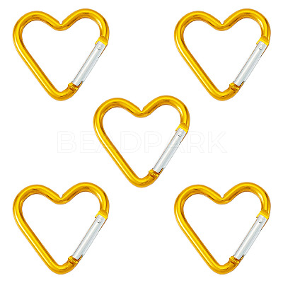 5Pcs Zinc Alloy Spring Gate Rings FIND-TA0009-73F-1