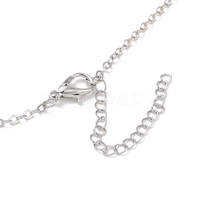 Cat Shape Alloy Rhinestone Pendant Necklaces FS-WG5CA0C-02-1