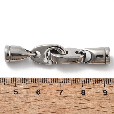 304 Stainless Steel Interlocking Clasps STAS-V008-24P-1