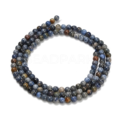 Natural Dumortierite Beads Strands G-Z116-A26-3mm-1