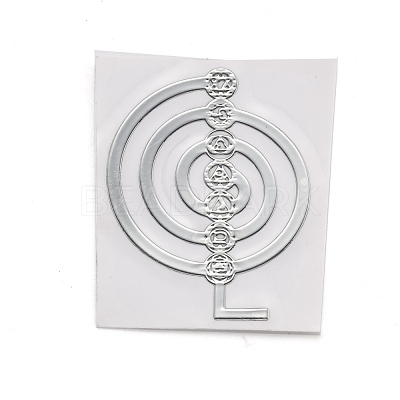 Self Adhesive Brass Stickers DIY-I044-24P-1