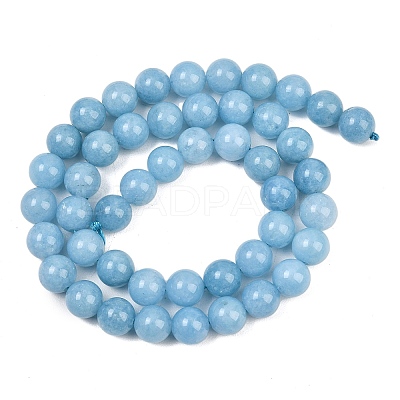 Dyed Natural White Jade Beads Strands GG-CBAD029-A05-8mm-1