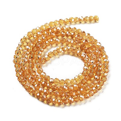 Electroplate Transparent Glass Beads Strands LS-EGLA-A035-T3mm-A17-1