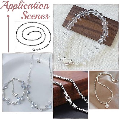 3 Styles 925 Sterling Silver Cord End STER-PH0002-45-1