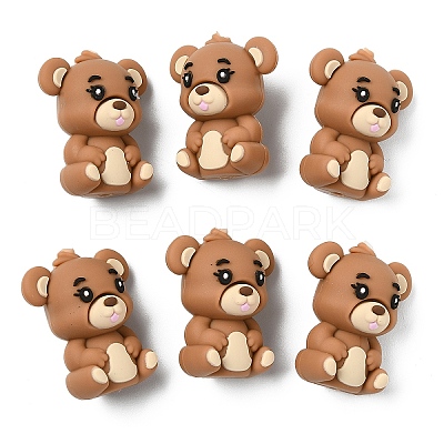 6Pcs Silicone Beads SIL-YW0002-14A-1