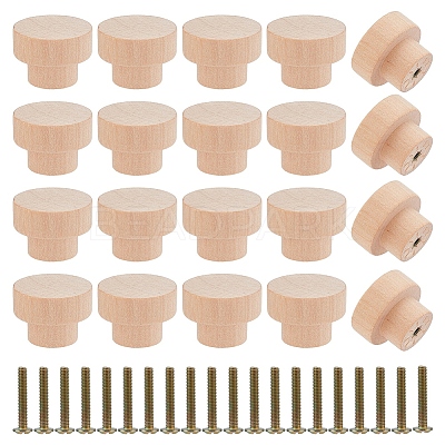 Wood Drawer Knob WOCR-CP0001-02-1