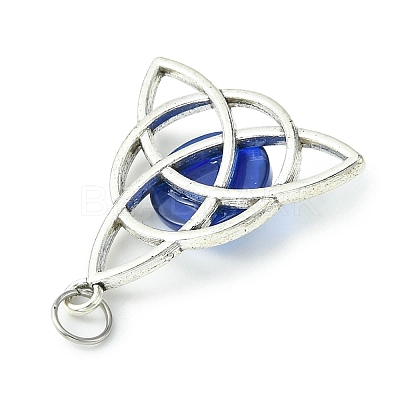 Alloy Triquetra Pendants PALLOY-JF02399-1
