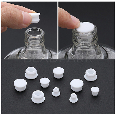 32Pcs 4 Style Silicone Bottle Seal Plug AJEW-GF0008-10C-02-1